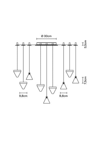 Tripla Pendant Lamp