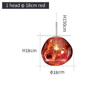 Melt pendant light