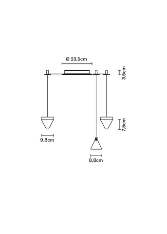 Tripla Pendant Lamp
