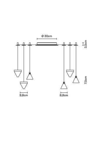 Tripla Pendant Lamp