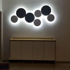 PUCK WALL ART | Fluorescent wall light