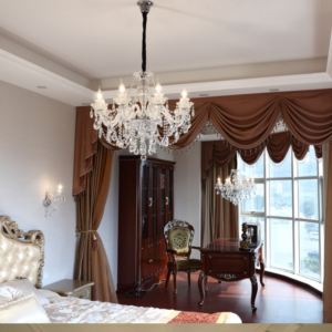 Candlestick Crystal Chandelier