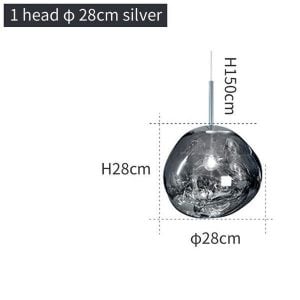 Melt pendant light