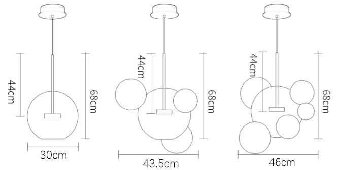 bolle pendant light