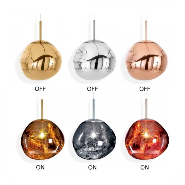 Glass Melt Pendant Light